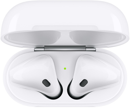 Наушники Apple AirPods 2 в зарядном футляре, белый