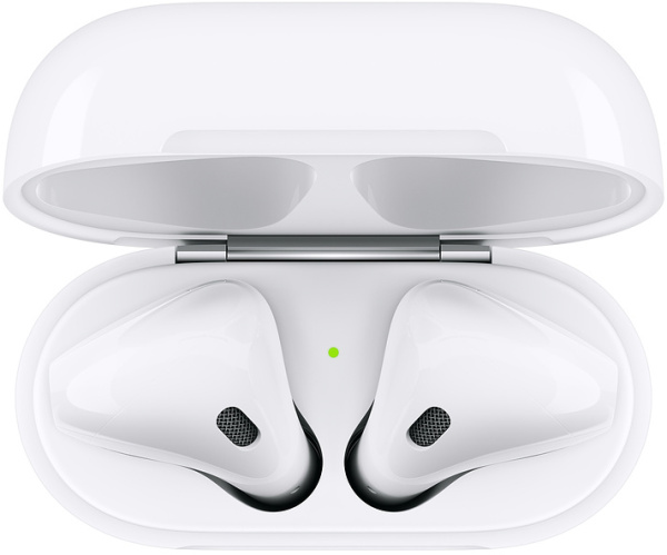 Наушники Apple AirPods 2 в зарядном футляре, белый