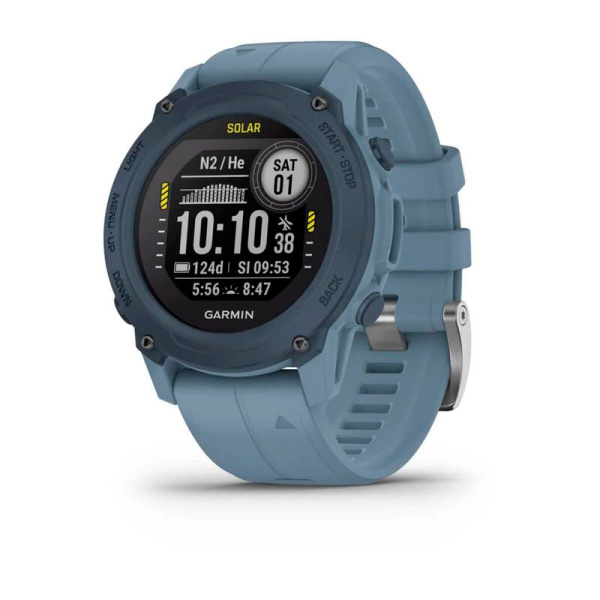 Мультиспортивные часы Garmin Descent G1 Solar Dive Computer Hurricane Blue
