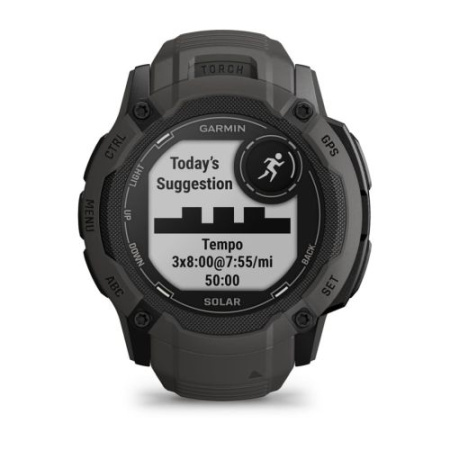 Мультиспортивные часы Garmin INSTINCT 2x Solar Graphite