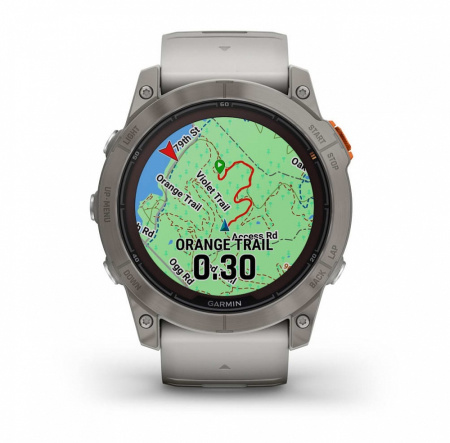 Мультиспортивные часы Garmin Fenix 7X Pro Sapphire Solar Fog Gray