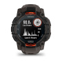 Мультиспортивные часы Garmin INSTINCT 3 Solar Black Charcoal Band, 50 mm
