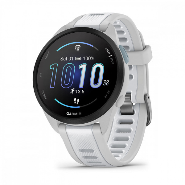 Фото Мультиспортивные часы Garmin ForeRunner 165 Music Mist Gray/Whitestone