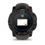 Мультиспортивные часы Garmin INSTINCT 3 AMOLED Black Charcoal Band, 50 mm