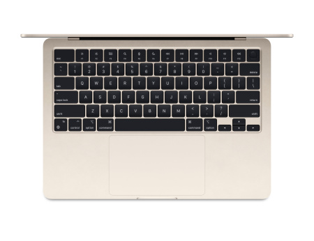 Apple MacBook Air 13" (M3, 8C CPU, 10C GPU, 2024), 24 ГБ, 512 ГБ SSD, Starlight («сияющая звезда»)