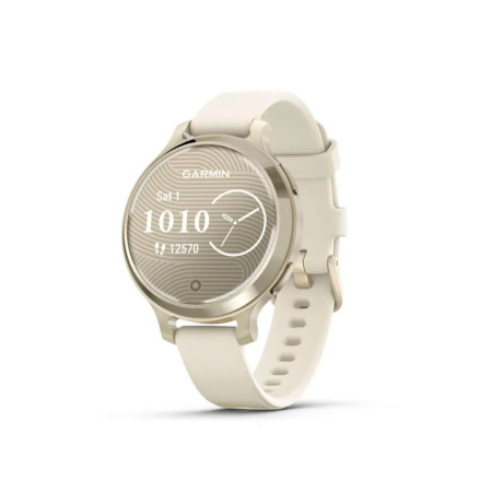 Умные часы Garmin Lily 2 Active lunar Gold with Bone Silicone Band