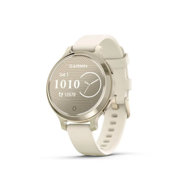 Умные часы Garmin Lily 2 Active lunar Gold with Bone Silicone Band
