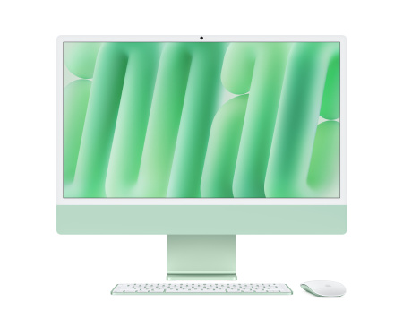 Apple iMac 24" Retina 4,5K, M4 (8C CPU, 8C GPU, 2024), 24GB, 512GB SSD, Green (зелёный)