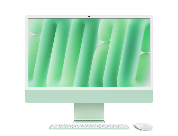 Apple iMac 24" Retina 4,5K, M4 (8C CPU, 8C GPU, 2024), 16GB, 256GB SSD, Green (зелёный)