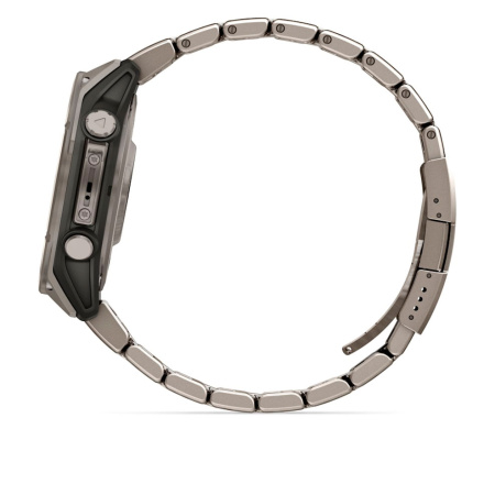Умные часы Garmin Fenix 8, 47 мм, Amoled Sapphire Titanium Band,Graphite Silicone Band