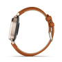 Умные часы Garmin Lily 2 Cream Gold Case with Tan Leather Band
