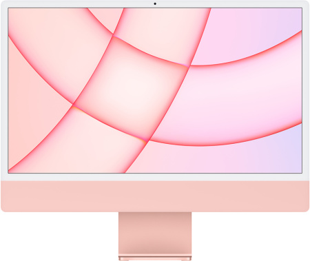 Apple iMac 24" Retina 4K, M1 (8C CPU, 8C GPU), 8 ГБ, 256 ГБ SSD, Pink (розовый), немецкая клавиатура