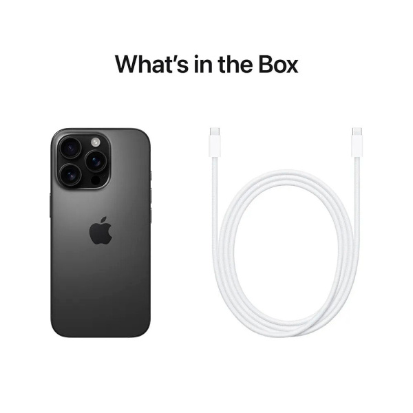 Apple iPhone 16 Pro Max, eSIM, 1 TB, Black Titanium (титановый чёрный)