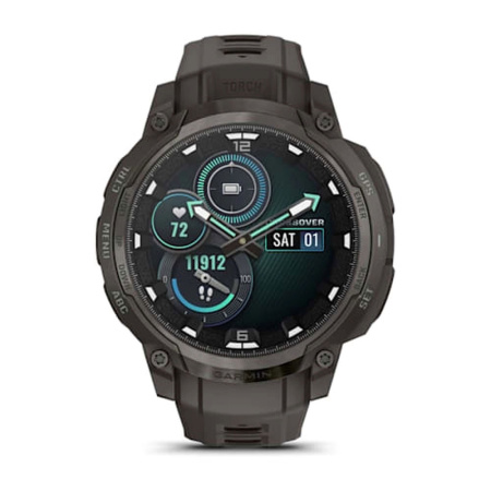 фотоМультиспортивные часы Garmin Instinct Crossover AMOLED Charcoal