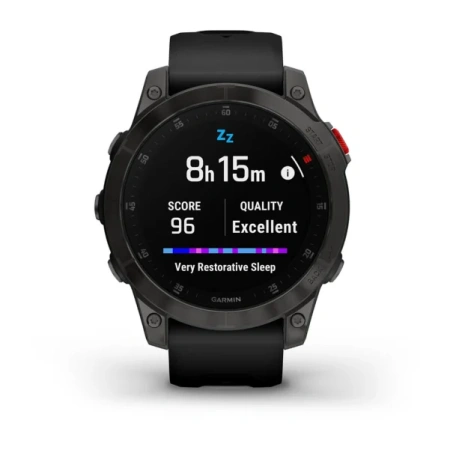 Мультиспортивные часы Garmin Epix (Gen 2) Sapphire титановый черный DLC