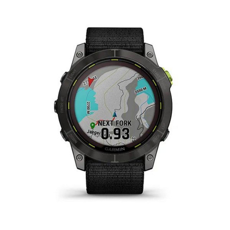 Мультиспортивные часы Garmin Enduro 2 Sapphire Solar Carbon Grey DLC Titanium  with Ultrafit Band