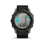 Мультиспортивные часы Garmin Enduro 2 Sapphire Solar Carbon Grey DLC Titanium  with Ultrafit Band