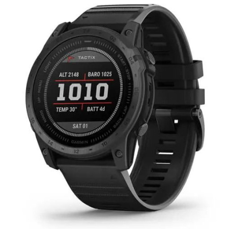 Мультиспортивные часы Garmin Tactix 7 Standard с черным ремешком