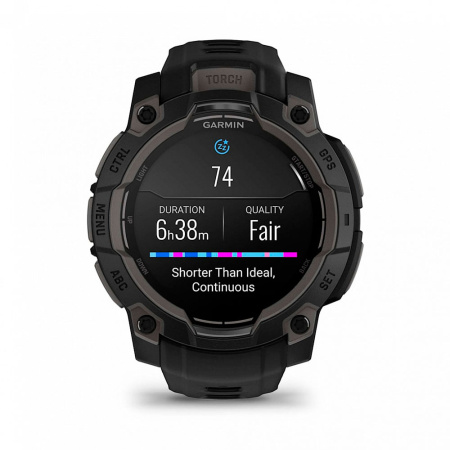 Мультиспортивные часы Garmin INSTINCT 3 AMOLED Black, 45 mm
