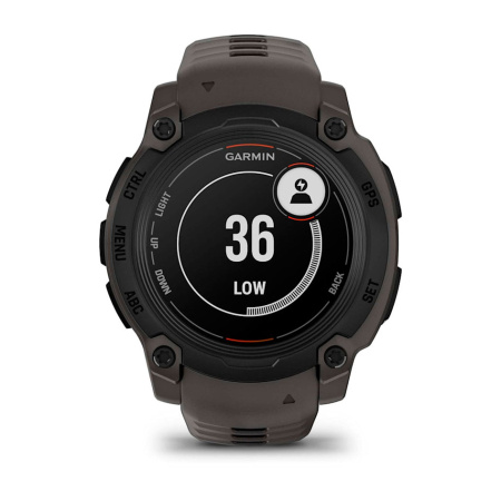 Мультиспортивные часы Garmin INSTINCT E Black Charcoal Band, 40 mm