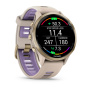 Часы Garmin Forerunner 970 Titanium with French Grey Case and French Grey/Translucent Indigo Band