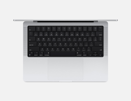 Фото Apple MacBook Pro 14" (M4 Max, 16C CPU, 40C GPU, 2024) 128ГБ, 2ТБ SSD, Silver, Nano-Texture Display