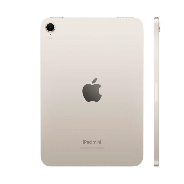 Apple iPad Mini 7, 128 ГБ, Wi-Fi, Starlight (сияющая звезда)