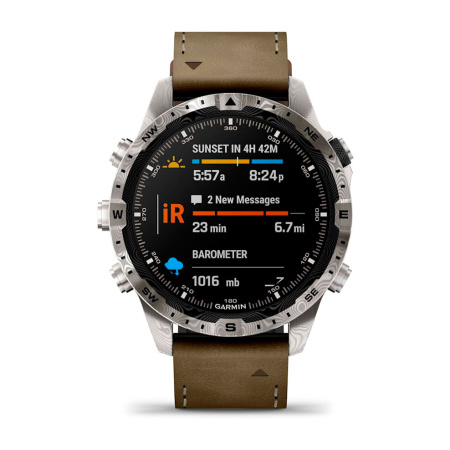 Мультиспортивные часы Garmin MARQ Adventurer Gen 2 Damascus Steel Edition
