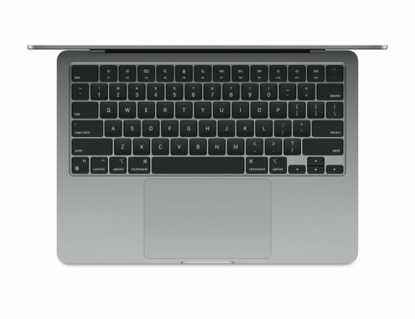 Apple MacBook Air 13" (M3, 8C CPU, 8C GPU, 2024), 8 ГБ, 256 ГБ SSD, Space Gray (серый космос)