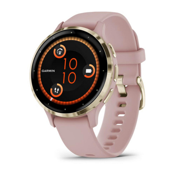 Мультиспортивные часы Garmin Venu 3S Soft Gold Dust/Rose