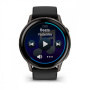 Мультиспортивные часы Garmin Venu 4, 45 мм, Slate with Black Silicone Band фото