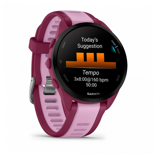Фото Мультиспортивные часы Garmin ForeRunner 165 Music Berry/Lilac